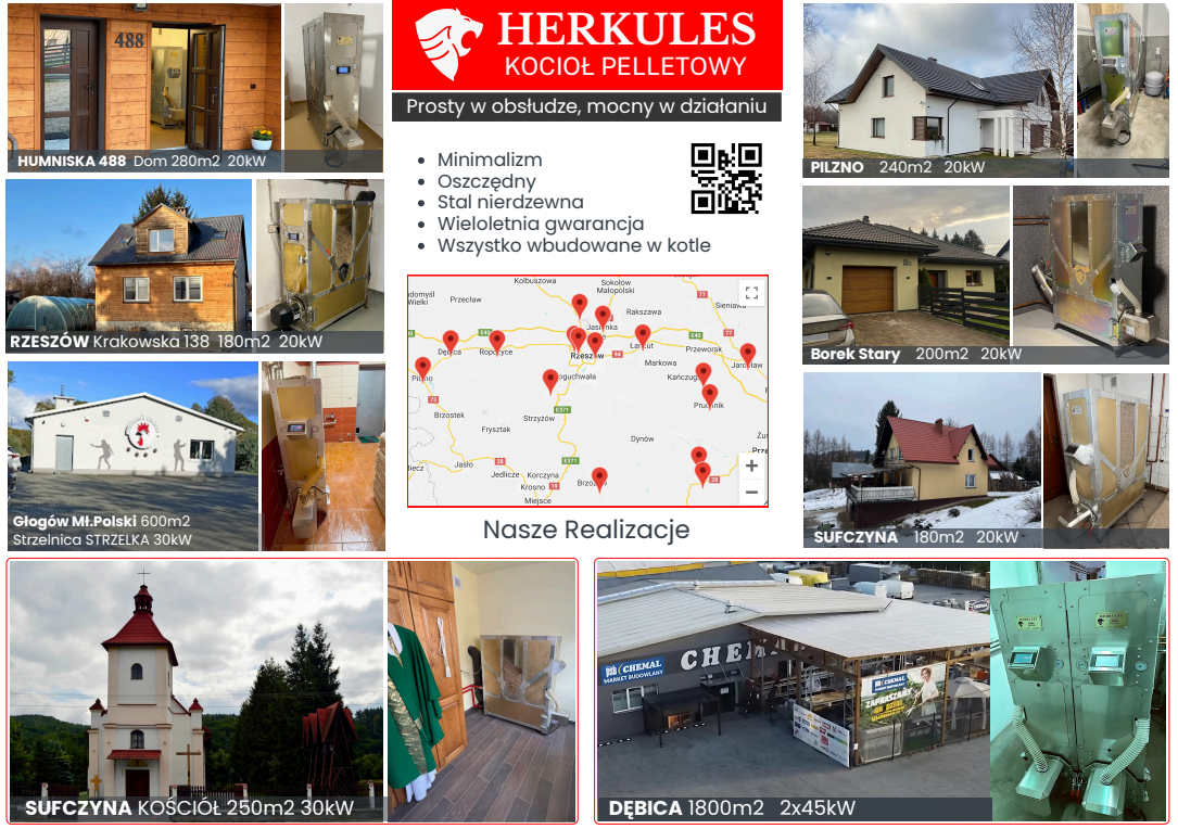 Kolaż realizacji HERKULES